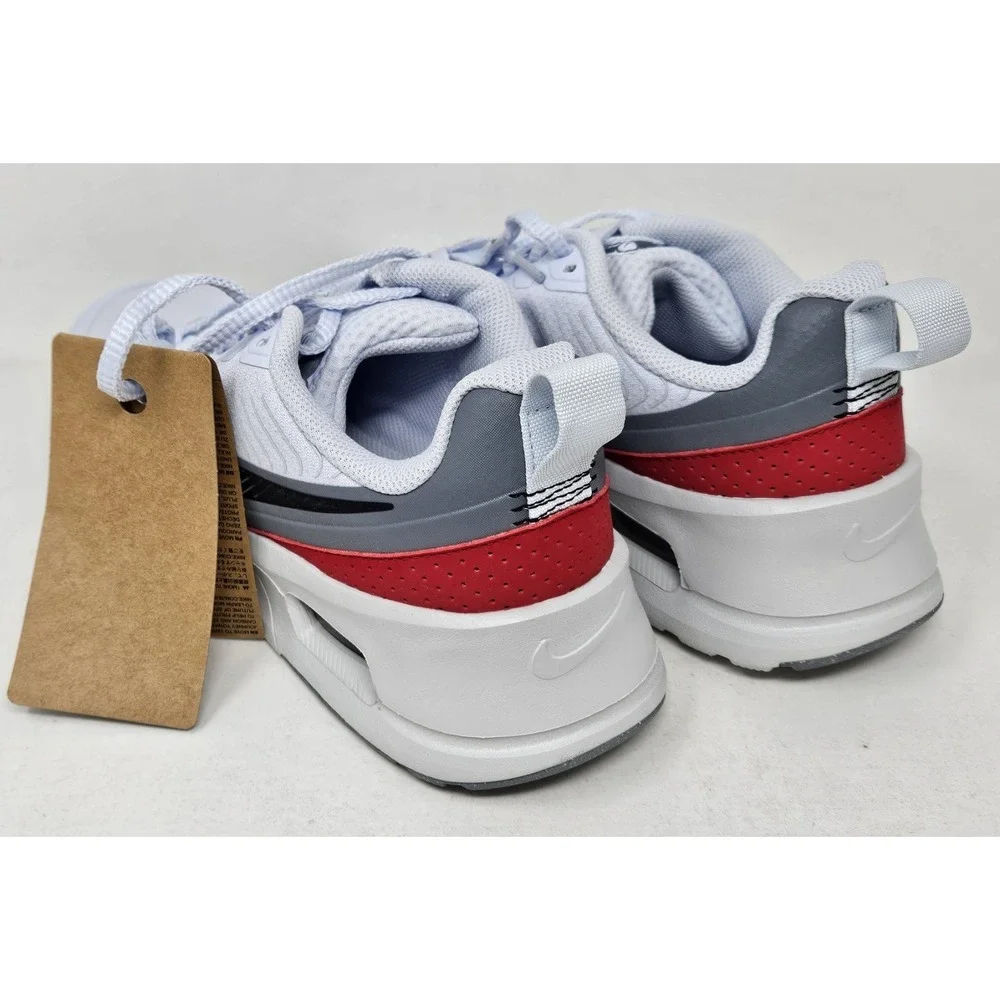 Nike‎ Air Max Nuaxis Running Shoes FD4329-002 White/Gray/Red Men's Size 8M